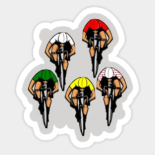 Cyclisme Colores  TDF Sticker